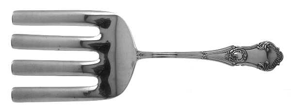 Regent (Sterling, 1892) Large Solid Asparagus Serving Fork