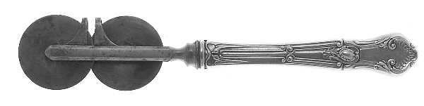 Regent (Sterling, 1892) Silverplate Guard Steel Wheels Knife Sharpener