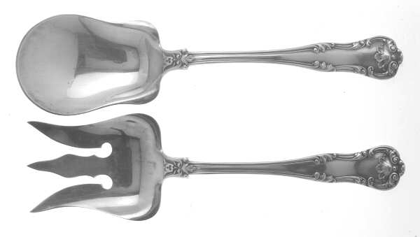 Regent (Silverplate, 1902-1903) (2 Pc) Solid Salad Set