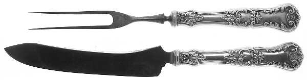 Richmond (Silverplate, 1897) Small Stainless Blade 2-Piece Steak Carving Set