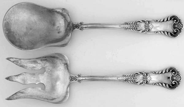 Richmond (Silverplate, 1897) (2 Pc) Solid Salad Set
