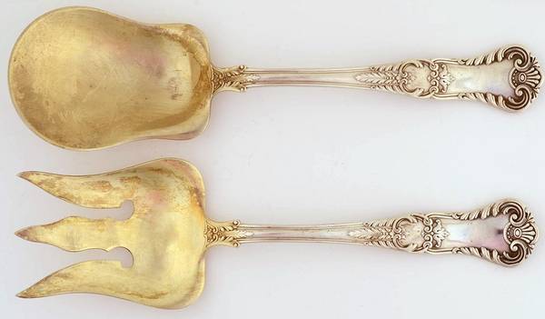 Richmond (Silverplate, 1897) (2 Pc) Solid Salad Set