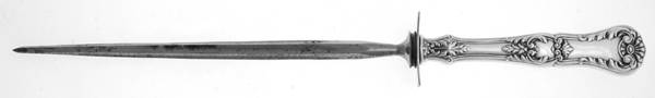 Richmond (Silverplate, 1897) Large Roast Steel Rod Knife Sharpener