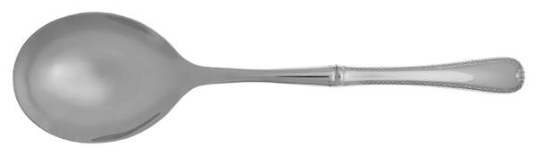 Ribbon Edge II (Stainless) Casserole Spoon with Smooth Stainless Bowl HC