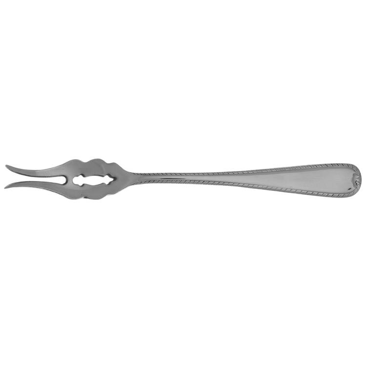 Ribbon Edge II (Stainless) Butter Pick with Two Tines and Pierced Bowl HC
