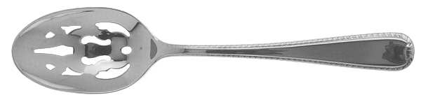 Ribbon Edge II (Stainless) Pierced Tablespoon (Serving Spoon)