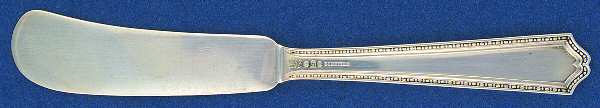 Roanoke (Sterling, 1913) Flat Handle Butter Spreader