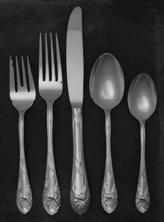 Royal Lily (Stainless) 5 Piece Place Setting
