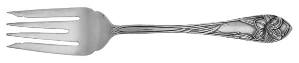 Royal Lily (Silverplate, 1991) Medium Solid Cold Meat Serving Fork