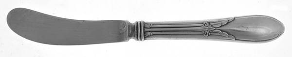 Rose Marie (Sterling, 1933, No Monograms) Hlw Hndl Butter Spreader (Slvpt Bld)
