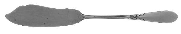 Rose Marie (Sterling, 1933, No Monograms) Flat Handle Master Butter Knife