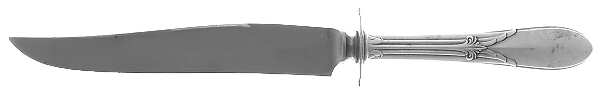Rose Marie (Sterling, 1933, No Monograms) Carving Knife Small with Stainless Blade HC