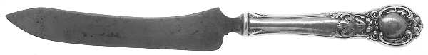 Royal Oak (Sterling, 1902, No Monograms) Small Steak Carving Knife with Stainless Blade