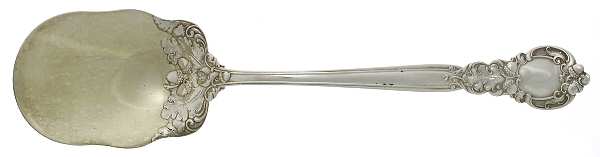 Royal Oak (Sterling, 1902, No Monograms) Oversize Solid Salad Serving Spoon