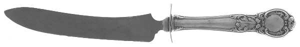 Royal Oak (Sterling, 1902, No Monograms) Small Carving Knife W/Sterling Guard