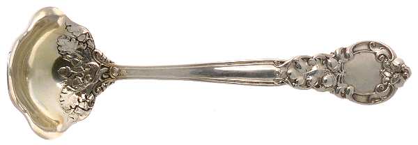 Royal Oak (Sterling, 1902, No Monograms) Solid Piece Cream Ladle