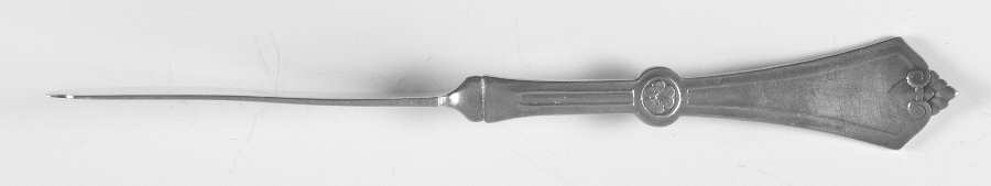 Rosette (Sterling, 1868) Flat Twisted Handle Master Butter Knife