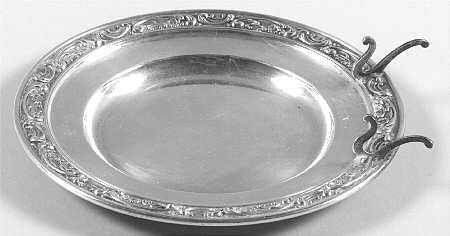 Rose Scroll (Sterling, Hollowware) Sterling Tidbit Tray