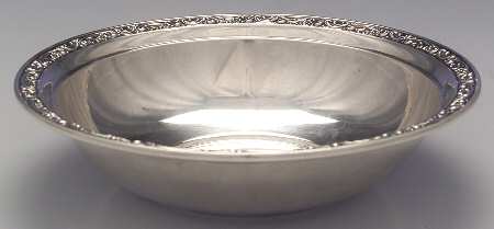 Rose Scroll (Sterling, Hollowware) 9" Round Vegetable Bowl