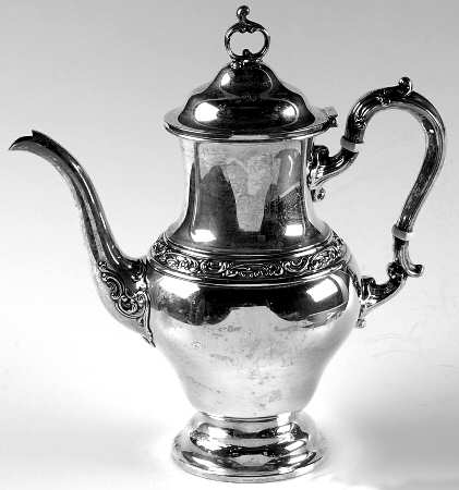 Rose Scroll (Sterling, Hollowware) Coffee Pot