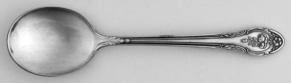 Rosemont (Silverplate, 1930) Round Bowl Soup Spoon (Cream Soup)