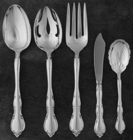 Rose Tiara (Sterling, 1963) 5 Piece Hostess Set
