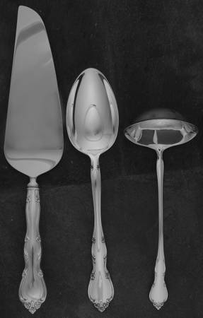 Rose Tiara (Sterling, 1963) 3 Piece Completer Set