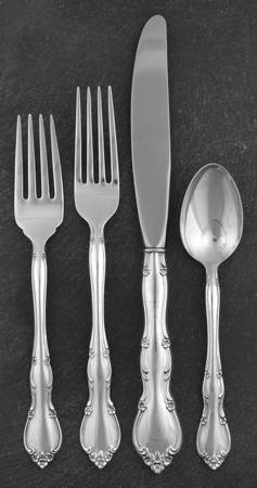 Rose Tiara (Sterling, 1963) 32 Piece Set