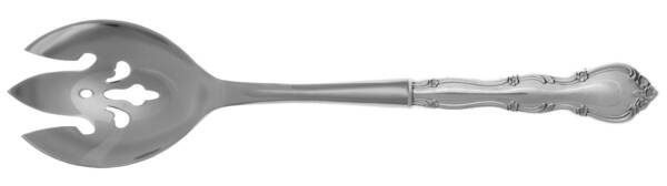 Rose Tiara (Sterling, 1963) Salad Serving Fork with Stainless Prongs HC