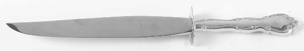 Rose Tiara (Sterling, 1963) Large Stainless Blade Roast Carving Knife