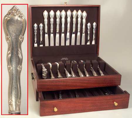 Rose Tiara (Sterling, 1963) 55 Piece Set