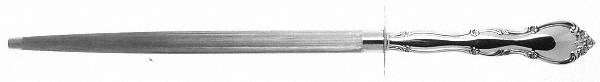 Rose Tiara (Sterling, 1963) Large Steel Rod Knife Sharpener