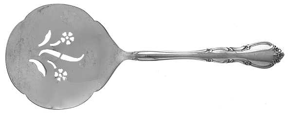 Rose Tiara (Sterling, 1963) Solid Bon Bon Spoon with Pierced Bowl