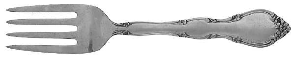 Rose Tiara (Sterling, 1963) Baby Fork