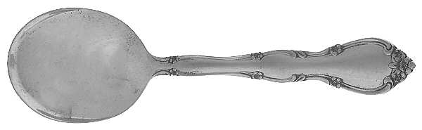Rose Tiara (Sterling, 1963) Straight Handle Baby Spoon