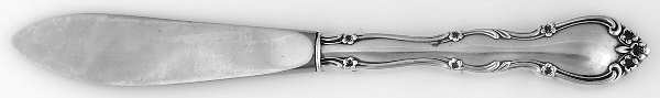 Rose Tiara (Sterling, 1963) Hollow Handle Master Butter Knife