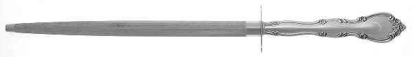 Rose Tiara (Sterling, 1963) Large Roast Steel Rod Knife Sharpener