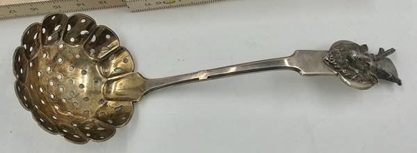 Saxon Stag (Coin, 1855) Small Sugar Sifter