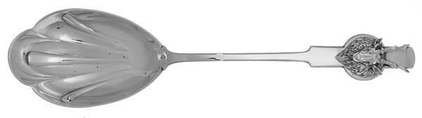 Saxon Stag (Coin, 1855) Solid Pudding Spoon