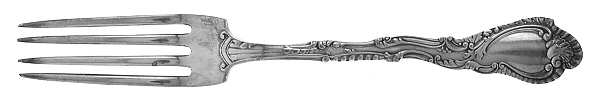 Saxony (Silverplate, 1891, No Monograms) Fork