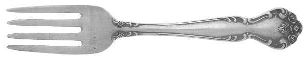 Secret Garden (Sterling, 1959, No Monograms) Baby Fork