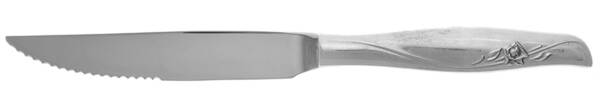 Sea Rose (Sterling, 1958, No Monograms) Steak Knife Individual Hollow, Serrate HC