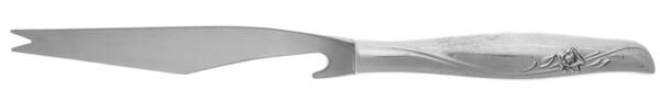 Sea Rose (Sterling, 1958, No Monograms) Bar Knife Serving with Stainless Blade HC
