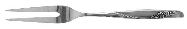 Sea Rose (Sterling, 1958, No Monograms) Lemon Fork