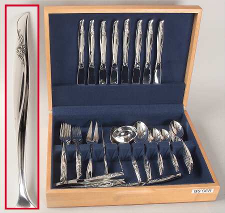Sea Rose (Sterling, 1958, No Monograms) 53 Piece Set