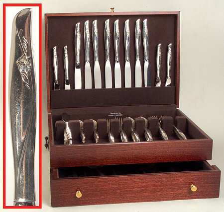 Sea Rose (Sterling, 1958, No Monograms) 55 Piece Set