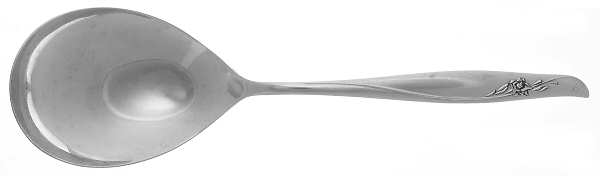 Sea Rose (Sterling, 1958, No Monograms) Solid Salad Serving Spoon