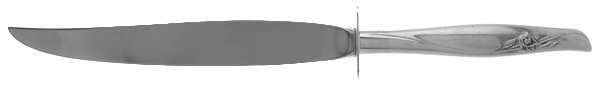 Sea Rose (Sterling, 1958, No Monograms) Small Steak Carving Knife with Stainless Blade