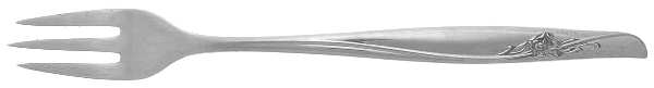 Sea Rose (Sterling, 1958, No Monograms) Cocktail/Seafood Fork