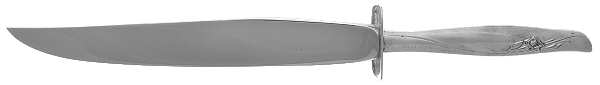 Sea Rose (Sterling, 1958, No Monograms) Small Steak Carving Knife with Stainless Blade